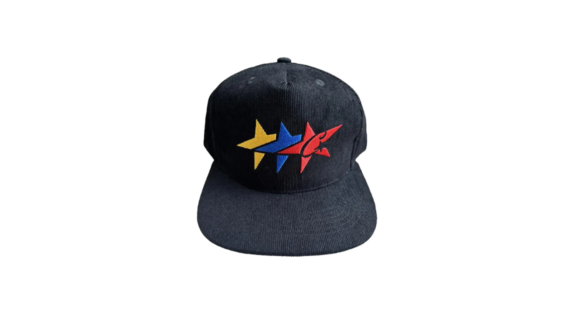 Corteiz C-Star Corduroy Navy Trucker Cap