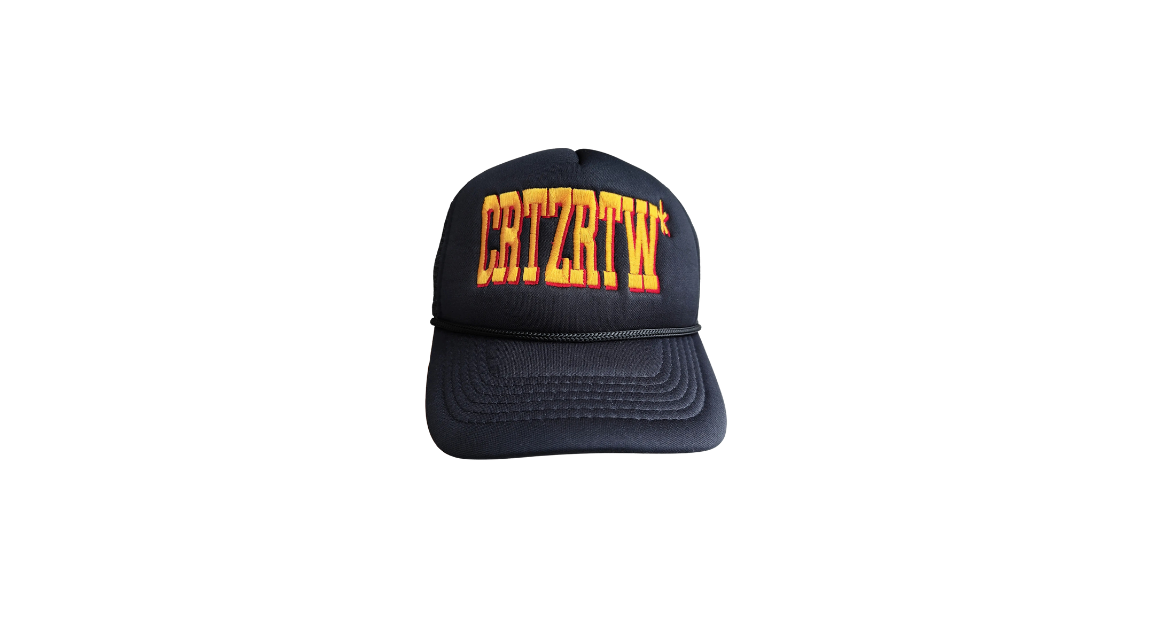 Corteiz Cultfiction Trucker Cap Black