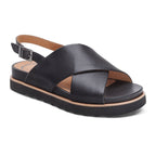 Aetrex Thea Backstrap Sandal (Women) - Black