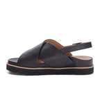 Aetrex Thea Backstrap Sandal (Women) - Black