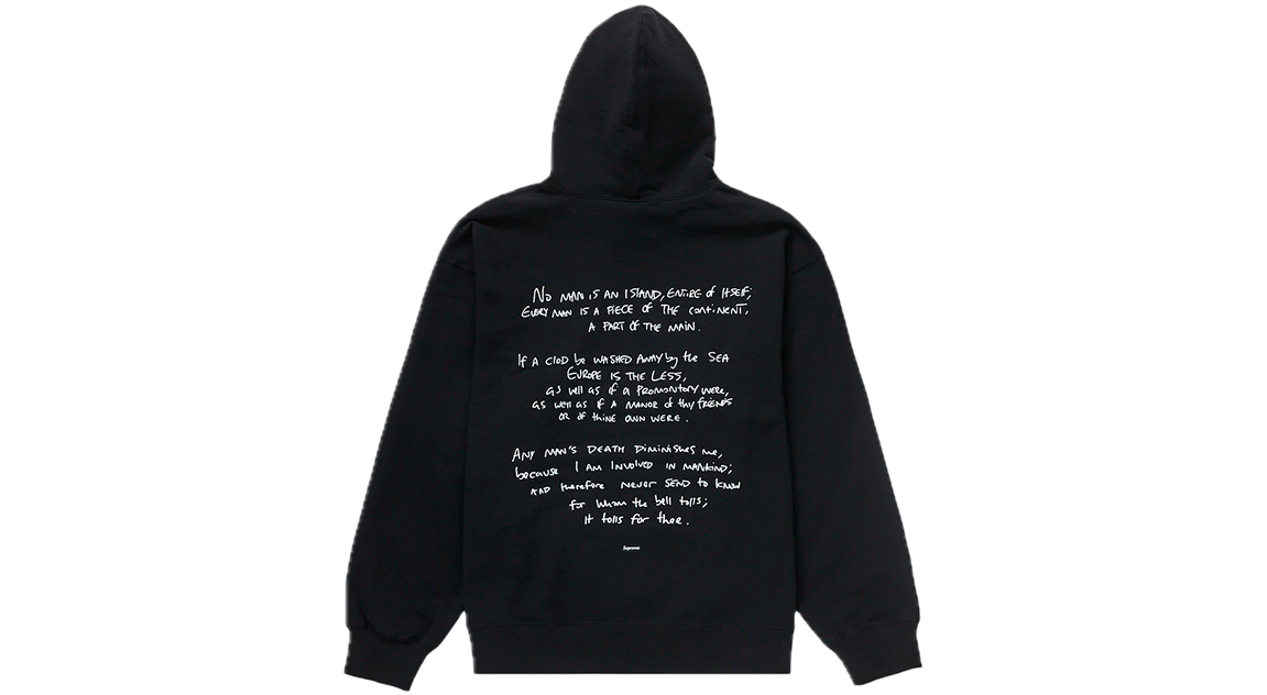 Supreme x Corteiz Rules The World Hoodie Black