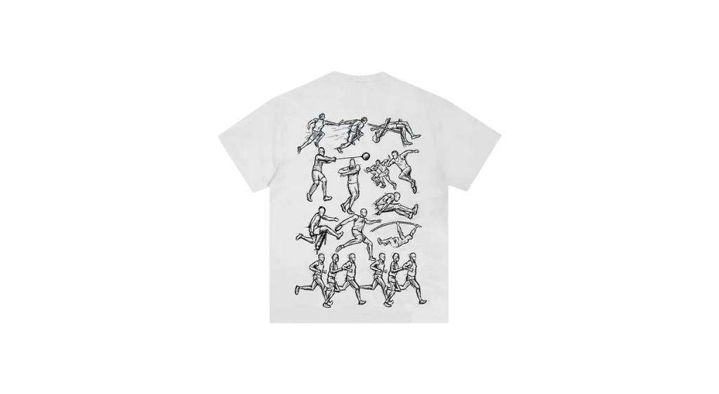 Corteiz Track And Field Tee White