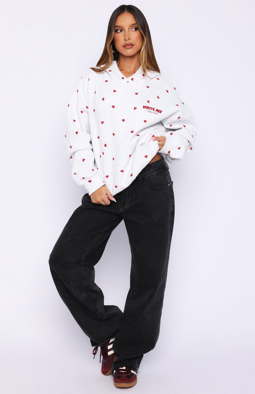 My One And Only Oversized Hoodie Grey Marle