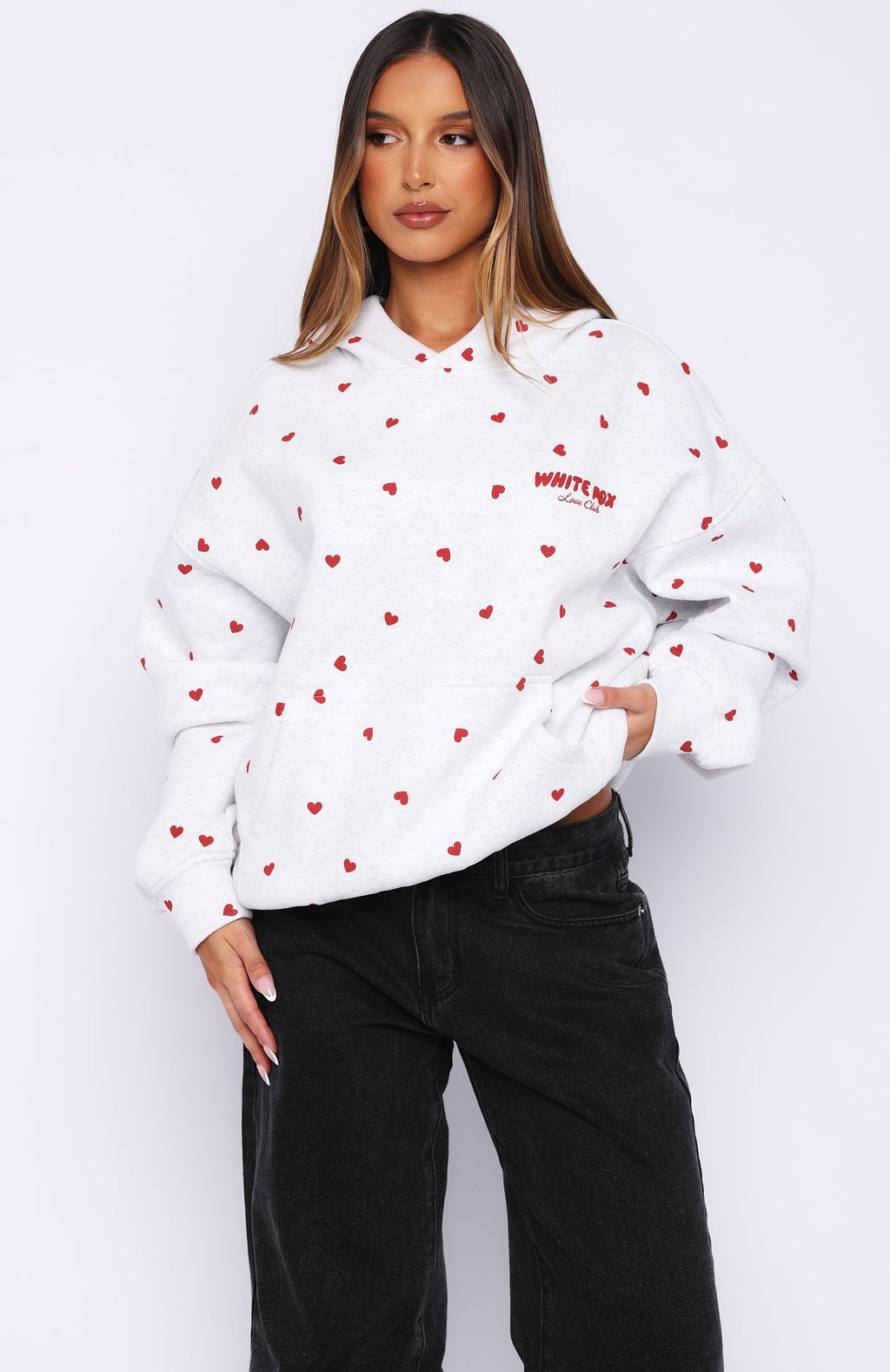 My One And Only Oversized Hoodie Grey Marle